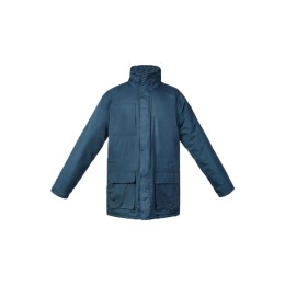 Customized transportation and logistics cold-proof jacket, cold-proof and warm-keeping, adjustable loose waist, invisible storage cap, cold-proof jacket supplier SKVM037 Customized transportation and logistics cold-proof jacket, cold-proof and warm-keeping, adjustable loose waist, invisible storage cap, cold-proof jacket supplier SKVM037